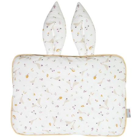 Sevira Kids - Oreiller extra plat lapin Sidonia - Multicolore BLANC 1 - vertbaudet enfant 