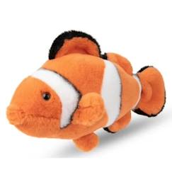 -Peluche Poisson clown - WWF - Plush - 18 cm - Blanc - Enfant - Mixte