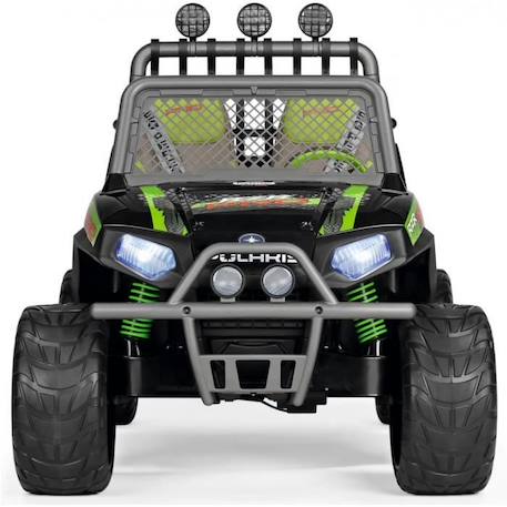 Véhicule tout-terrain électrique - POLARIS RZR PRO Green Shadow - PEG PEREGO BLANC 2 - vertbaudet enfant 