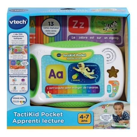 Vtech Tactikid pocket apprenti'lecture BLANC 2 - vertbaudet enfant 