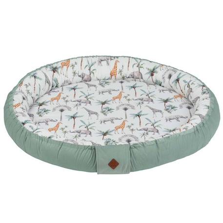 Parc de jeux et tapis d'éveil Safari Sevira Kids - diamètre 125 cm VERT 1 - vertbaudet enfant 