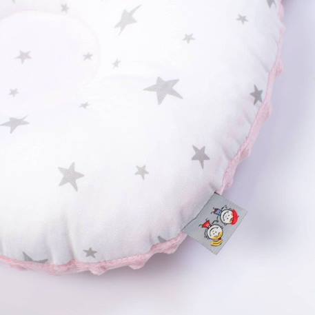 Coussin de maintien anti tête plate, STELLA - Gris / Rose ROSE 3 - vertbaudet enfant 