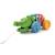 Jouet à tirer - Plan Toys - Alligator arc en ciel - Bois - Vert - A partir de 12 mois VERT 1 - vertbaudet enfant 