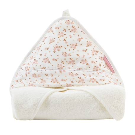 Cape de bain coton bio* Thaïs BEIGE 1 - vertbaudet enfant 