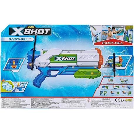 Pistolet à eau - Zuru - Xshot Fast Fill Soaker - Tire à 9 m - 40 cm - 700ml BLANC 4 - vertbaudet enfant 