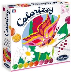 -Peinture colorizzy - Sentosphère - Les papillons - Kit enfant - Eco-conçu