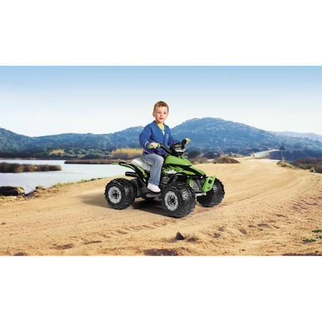 QUAD électrique - T-REX- VERT - PEG PEREGO VERT 1 - vertbaudet enfant 