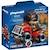 PLAYMOBIL - 71090 - Pompier et quad - Enfant 4 ans - Playmobil City Action - Plastique - Bleu ROUGE 1 - vertbaudet enfant 