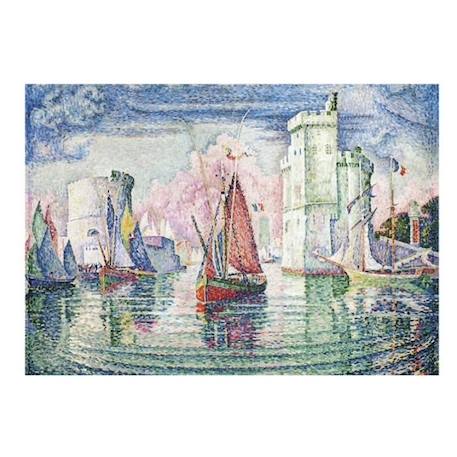 Sentosphere - Puzzle Entree du  port de La Rochelle - Paul signac 1000 pièces VERT 3 - vertbaudet enfant 