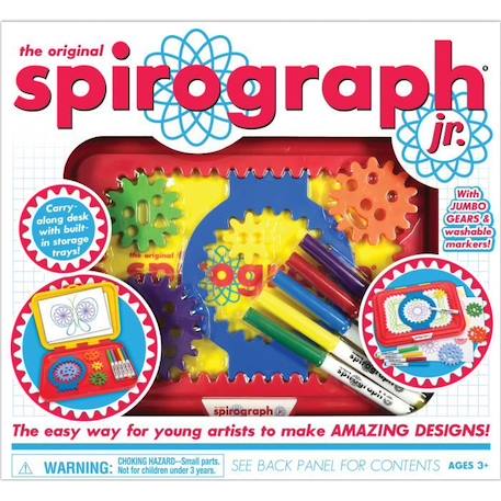 SPIROGRAPH Junior ROUGE 1 - vertbaudet enfant 