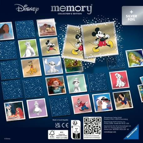 Jeu de mémoire Collectors' memory® Walt Disney - Ravensburger BLEU 5 - vertbaudet enfant 
