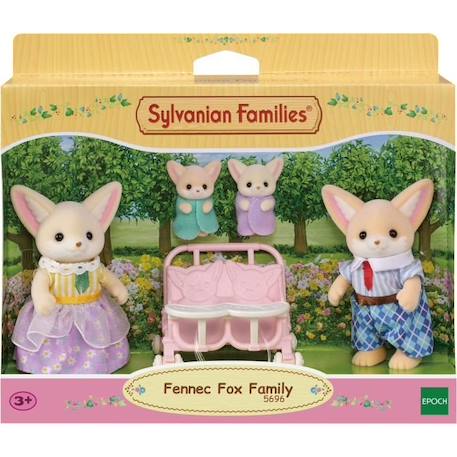 Poupée - SYLVANIAN FAMILIES - Famille Fennec - Multicolore - Articulée et habillée avec soin BLANC 2 - vertbaudet enfant 