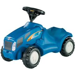 Jouet-Premier âge-Bascules, chariots de marche, trotteurs et porteurs-Porteur Rolly Toys New Holland T6010 - Pour Enfant de 18 mois à 2 ans - Bleu