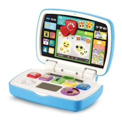 Jouet-Jeux éducatifs-Jeux scientifiques-VTECH BABY - Baby Ordi des Découvertes - Ordinateur portable interactif pour enfants - Bleu - Mixte