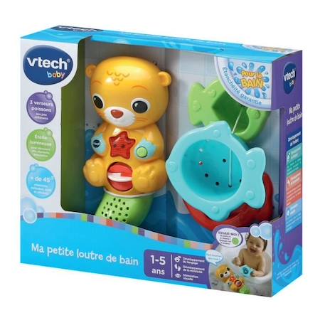 VTECH MA PETITE LOUTRE DE BAIN JAUNE 3 - vertbaudet enfant 