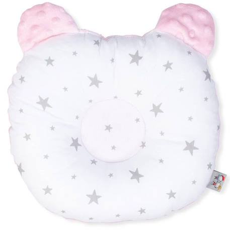 Coussin de maintien anti tête plate, STELLA - Gris / Rose ROSE 1 - vertbaudet enfant 