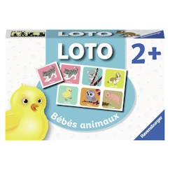 Jouet-Jeux de société-Jeux classiques et de réflexion-Jeu éducatif Ravensburger - Loto Les bébés animaux - A partir de 2 ans