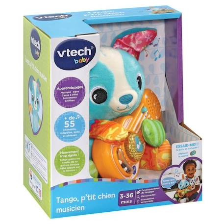 VTECH BABY - Tango, P’tit Chien Musicien BLANC 2 - vertbaudet enfant 