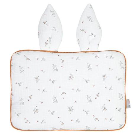 Oreiller extra plat lapin Melody - SEVIRA KIDS - Multicolore - Bébé - 25 cm x 35 cm - Mixte BLANC 1 - vertbaudet enfant 