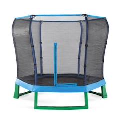 Jouet-Jeux de plein air-Jeux de jardin-Trampoline - PLUM - Junior Bleu - Diamètre 140-150 cm - Extérieur