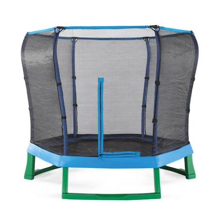 Trampoline - PLUM - Junior Bleu - Diamètre 140-150 cm - Extérieur BLEU 1 - vertbaudet enfant 