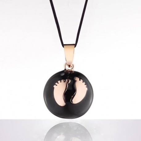 Bola de grossesse Collier - Noir avec pieds argentés NOIR 2 - vertbaudet enfant 