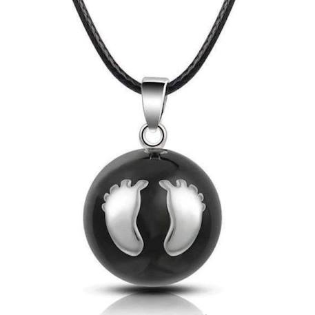 Bola de grossesse Collier - Noir avec pieds argentés NOIR 4 - vertbaudet enfant 