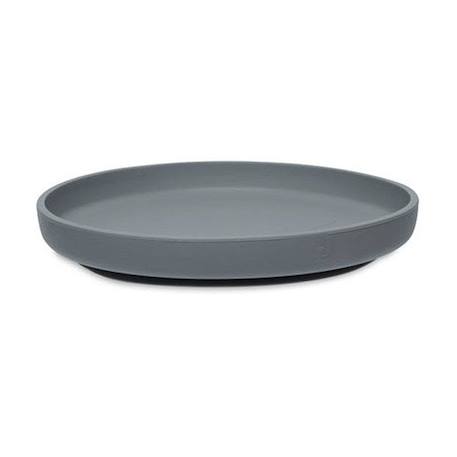 Assiette en silicone - Storm Gris - Pour bébé et enfant - Ventouse pratique - JOLLEIN GRIS 1 - vertbaudet enfant 