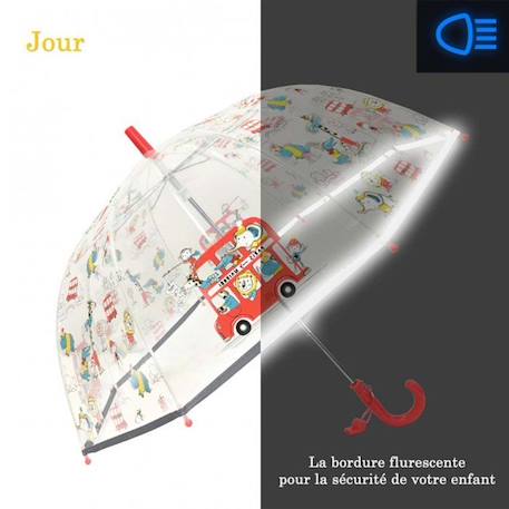 Parapluie enfant transparent - Animaux VERT 2 - vertbaudet enfant 