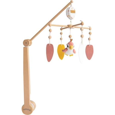 Mobile musical 'perroquet' - Multicolore - 40 cm ROUGE 1 - vertbaudet enfant 