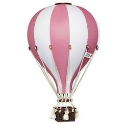 -Montgolfière décorative - SEVIRA KIDS - Rose L - Polyester, coton, bois teinté - Bébé - Mixte - Uni