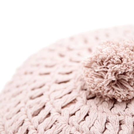 Coussin rond crochet LENKA ROSE NUDE - Nattiot ROSE 4 - vertbaudet enfant 