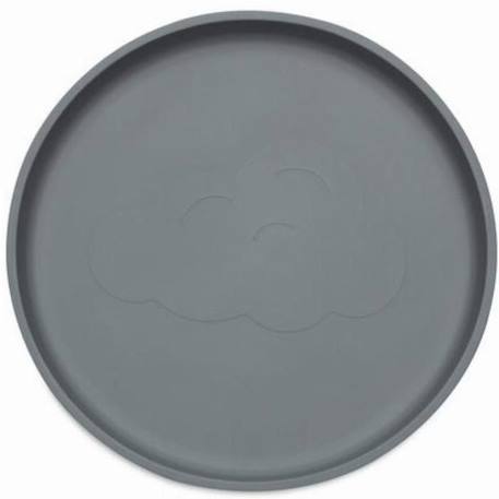 Assiette en silicone - Storm Gris - Pour bébé et enfant - Ventouse pratique - JOLLEIN GRIS 2 - vertbaudet enfant 