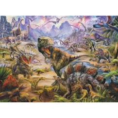 Jouet-Jeux éducatifs-Puzzle Dinosaures géants - Ravensburger - 300 pièces XXL - Animaux - Vert - A partir de 9 ans