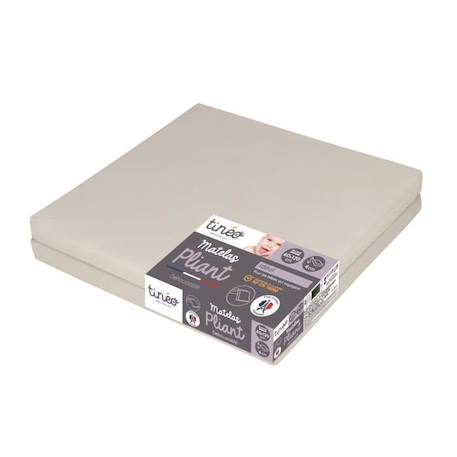 Matelas Bébé Pliant 60x120x4cm - 2 Parties - Couchage D'appoint - Déhoussable - Fabriqué En France GRIS 5 - vertbaudet enfant 