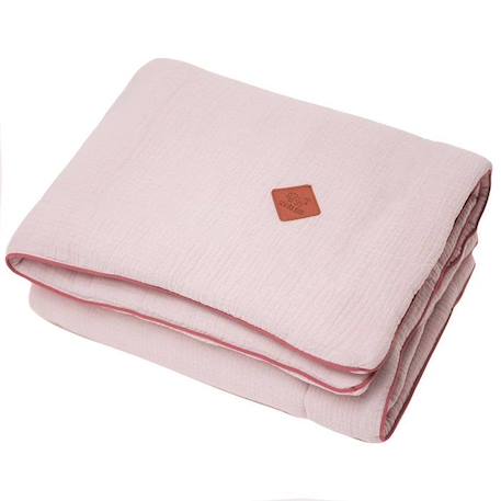 Couverture en gaze de coton Jeanne ROSE 1 - vertbaudet enfant 