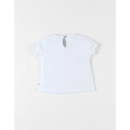 T-shirt coeur à courtes manches BLANC 2 - vertbaudet enfant 