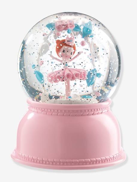 Veilleuse boule a neige Ballerine - DJECO multicolore 1 - vertbaudet enfant 