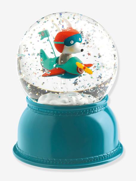 Veilleuse boule a neige Avion - DJECO multicolore 1 - vertbaudet enfant 