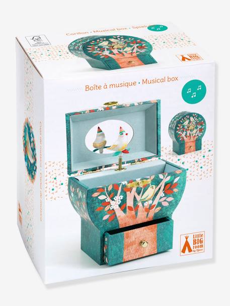 Boite à musique Arbre poétique - DJECO multicolore 6 - vertbaudet enfant 