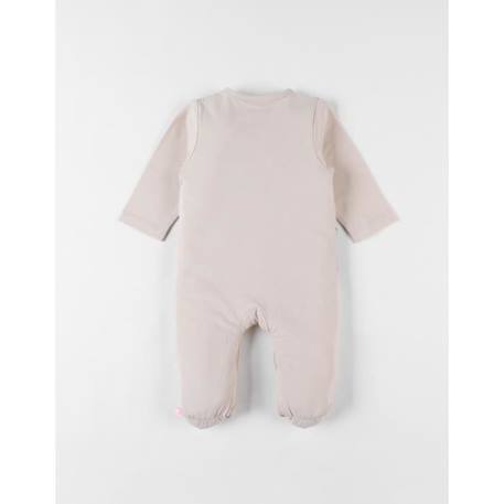 Pyjama 1 pièce éléphants en jersey sable BEIGE 2 - vertbaudet enfant 