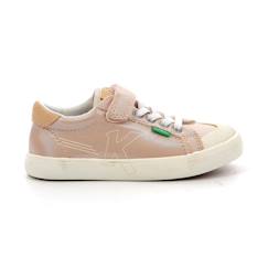 KICKERS Baskets basses Kickgoldi rose  - vertbaudet enfant