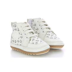 Chaussures-Chaussures garçon 23-38-ROBEEZ Baskets hautes Migo blanc