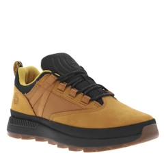 Chaussures-Chaussures garçon 23-38-Baskets, tennis-Sneakers - TIMBERLAND - Garçon - Cuir nubuck - Lacets - Couleur miel