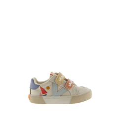 Chaussures-Chaussures garçon 23-38-Baskets enfant Victoria Tribu - Beige - Scratch - Smiley