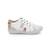 KICKERS Baskets basses Kickpom blanc BLANC 1 - vertbaudet enfant 