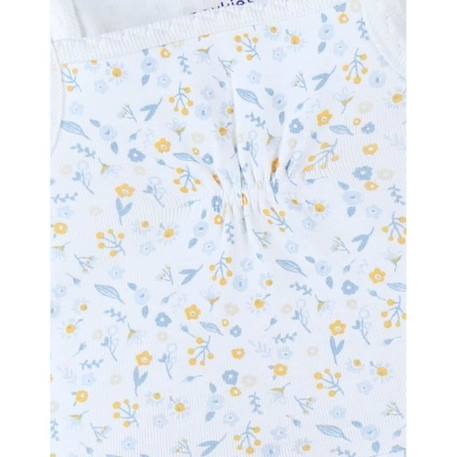 Body jupette imprimé fleuri sans manches éru BLANC 3 - vertbaudet enfant 