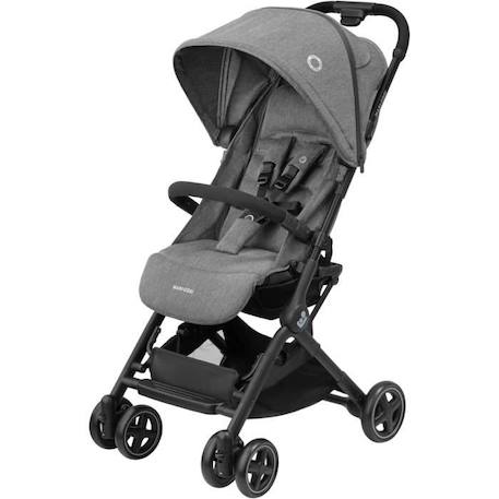 MAXI-COSI Poussette canne ultra compacte Lara 2, de la naissance à 4 ans, jusqu'à 22kg, pliage facile, Select Grey GRIS 1 - vertbaudet enfant 