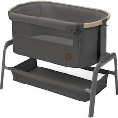 Puériculture-Lit de voyage et accessoires sommeil-MAXI COSI Iora, Berceau Cododo réglable en hauteur, De la naissance à 6 mois (jusqu'à 9kg), Beyond Graphite ECO