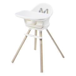 Puériculture-MAXI-COSI Moa Chaise haute bébé évolutive 8 en 1, Chaise haute/Réhausseur/Tabouret/Bureau, De 6 mois à 5 ans, Beyond White2 Eco